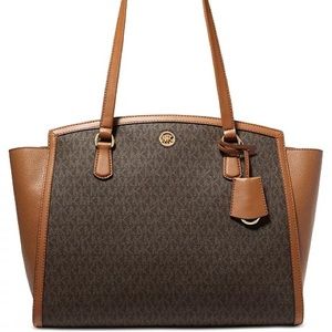 Michael Kors Logo Chantal Large Tote Bag